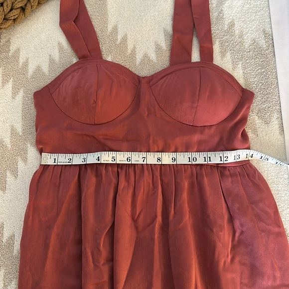 NWT Band of the Free Fairycore Cottagecore Blush Rose Maxi Dress, Size Medium - Picture 8 of 11